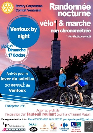 Ventoux by Night le dimanche 17 Octobre 2021